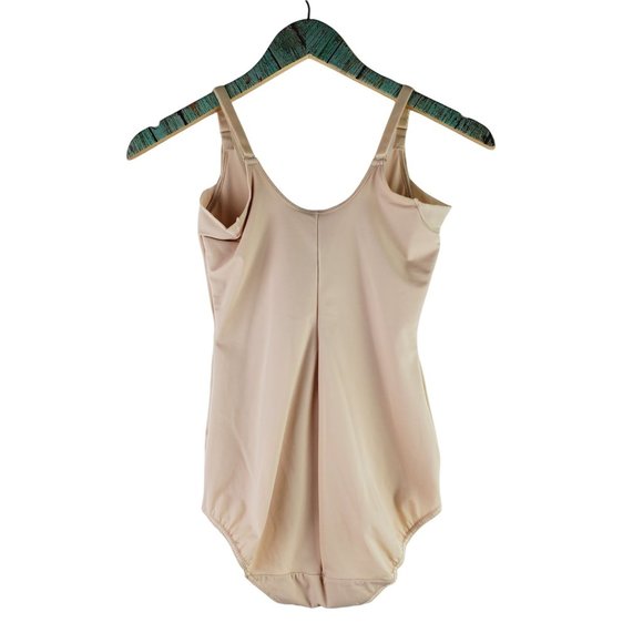 Maidenform Nude Bodysuit w/ Adjustable Crotch & Shoulder Straps Sz S - Picture 2 of 8